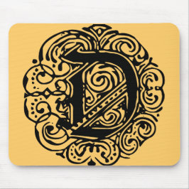 モナキアブラック"D" マウスパッド