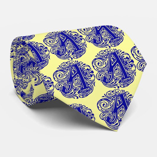 モナキアブルー「A」 ネクタイ (ロール)