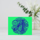 モナキアブルー「A」 ポストカード (スタンド正面)