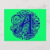 モナキアブルー「A」 ポストカード (正面)