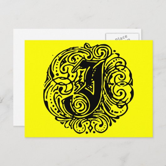 モナキア「J」 ポストカード (正面/裏面)