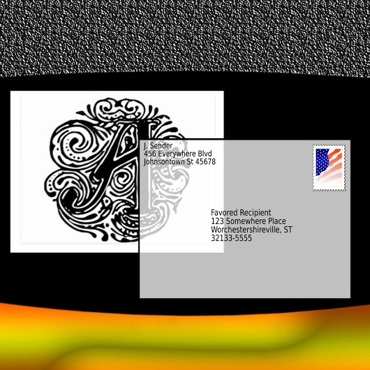 モナキヤ「A」 ポストカード