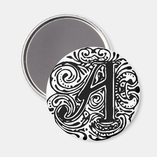 モナキヤ「A」 マグネット (正面/裏面)