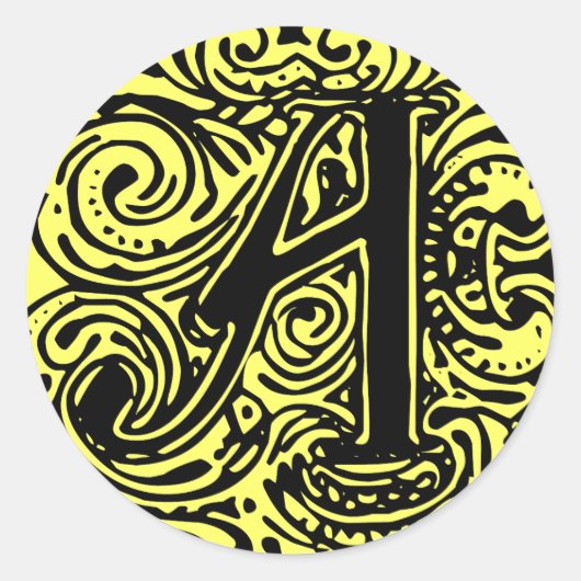 モナキヤ「A」 ラウンドシール (正面)