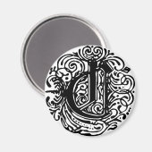 モナキヤ「C」 マグネット (正面/裏面)