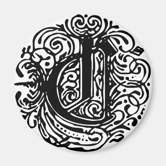 モナキヤ「C」 マグネット (正面)