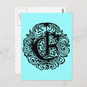 モナキヤ「E」 ポストカード (正面/裏面)