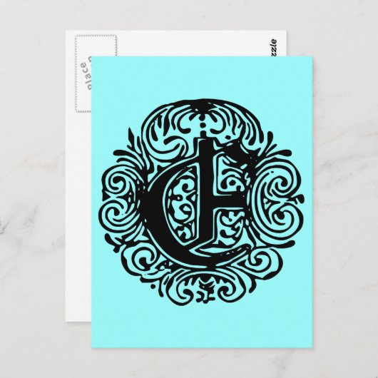 モナキヤ「E」 ポストカード (正面/裏面)