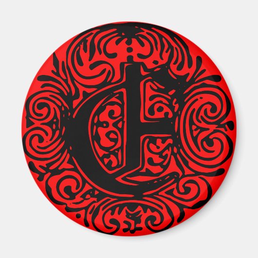 モナキヤ「E」 マグネット (正面)