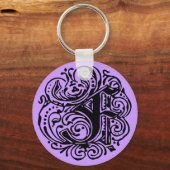 モナキヤ「F」 キーホルダー (正面)