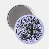 モナキヤ「F」 マグネット (正面/裏面)