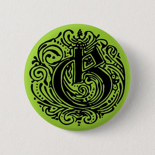 モナキヤ「G」 缶バッジ (正面)