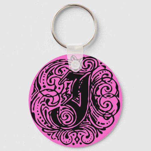 モナキヤ「J」 キーホルダー (正面)