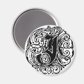 モナキヤ「J」 マグネット (正面/裏面)