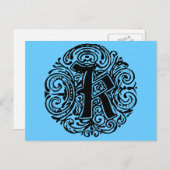 モナキヤ「K」 ポストカード (正面/裏面)
