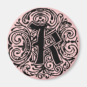 モナキヤ「K」 マグネット (正面)