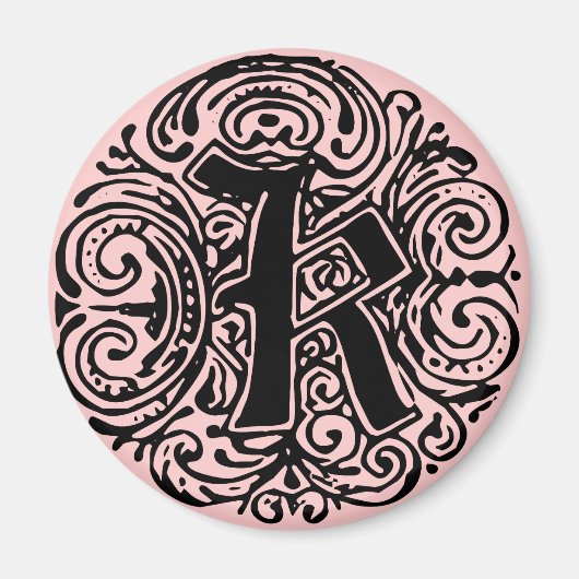 モナキヤ「K」 マグネット (正面)