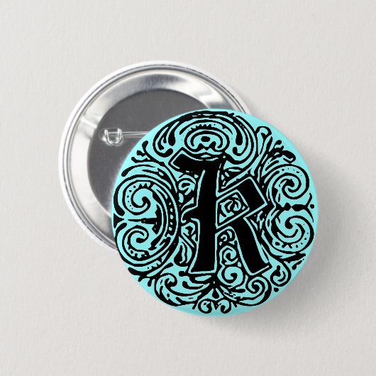 モナキヤ「K」 缶バッジ (正面&裏面)