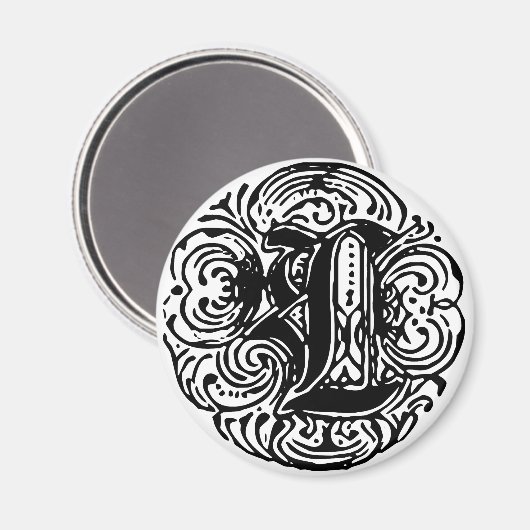 モナキヤ「L」 マグネット (正面/裏面)