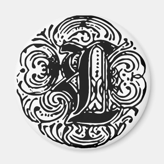 モナキヤ「L」 マグネット (正面)