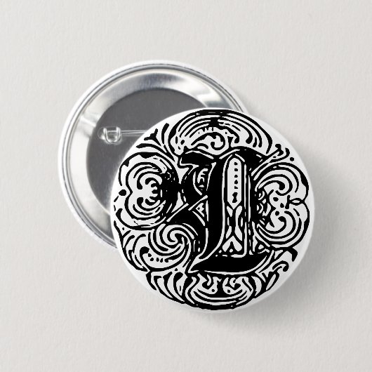 モナキヤ「L」 缶バッジ (正面&裏面)