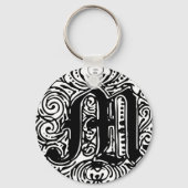 モナキヤ「M」 キーホルダー (正面)