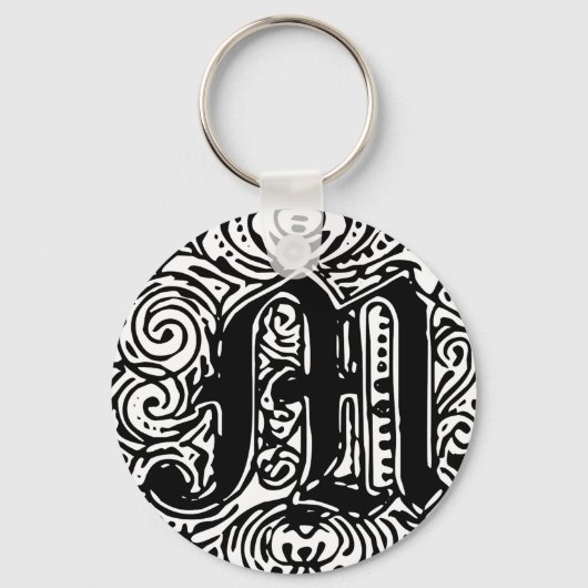 モナキヤ「M」 キーホルダー (正面)