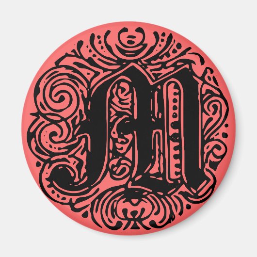 モナキヤ「M」 マグネット (正面)