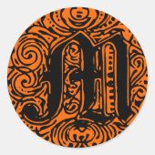 モナキヤ「M」 ラウンドシール (正面)