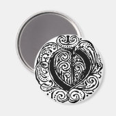 モナキヤ「O」 マグネット (正面/裏面)