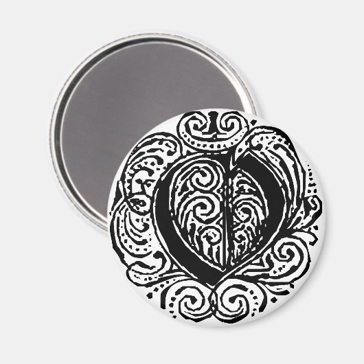 モナキヤ「O」 マグネット (正面/裏面)