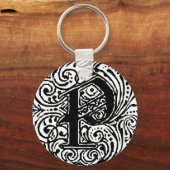 モナキヤ「P」 キーホルダー (正面)