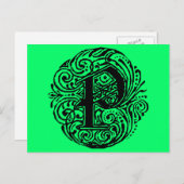 モナキヤ「P」 ポストカード (正面/裏面)