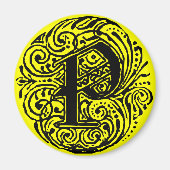 モナキヤ「P」 マグネット (正面)