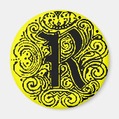 モナキヤ「R」 マグネット (正面)