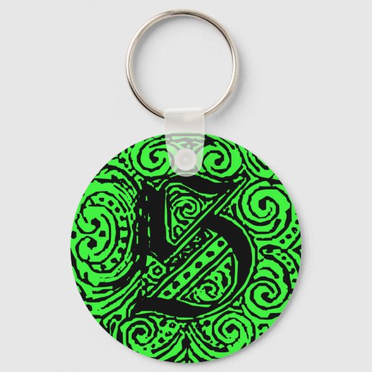 モナキヤ「S」 キーホルダー (正面)