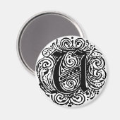 モナキヤ「U」 マグネット (正面/裏面)