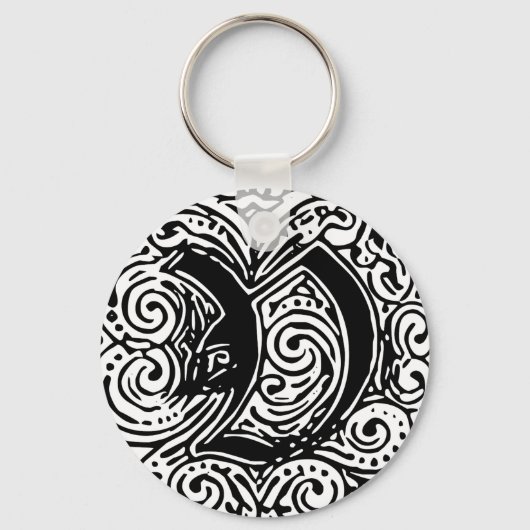 モナキヤ「V」 キーホルダー (正面)