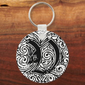 モナキヤ「V」 キーホルダー (正面)