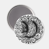 モナキヤ「V」 マグネット (正面/裏面)