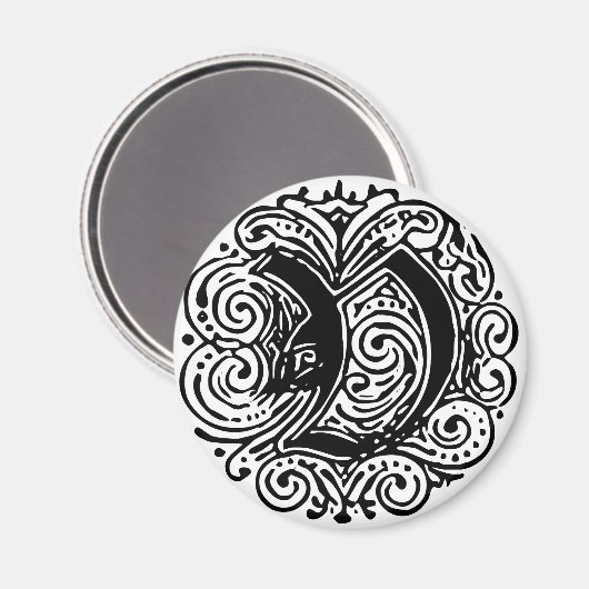 モナキヤ「V」 マグネット (正面/裏面)