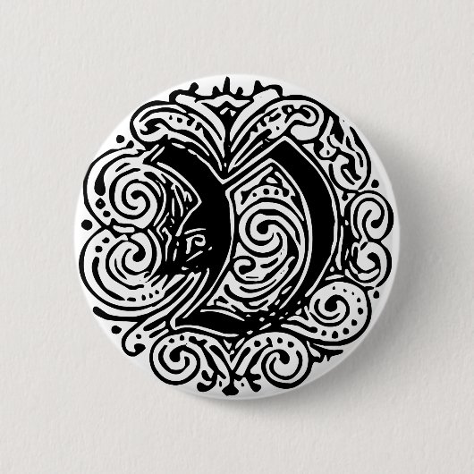 モナキヤ「V」 缶バッジ (正面)