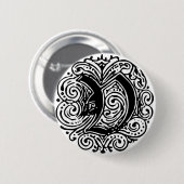 モナキヤ「V」 缶バッジ (正面&裏面)