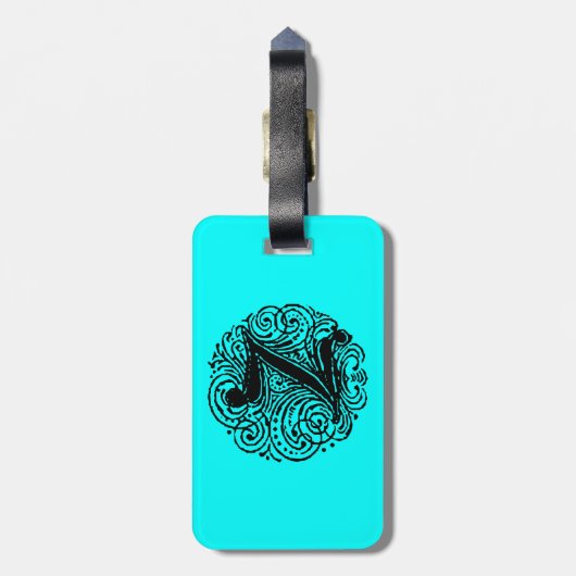 モナキヤ「Z」 ラゲッジタグ (裏面縦)