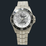 モナキヤ「Z」 腕時計<br><div class="desc">Monarchiaと呼ファンシーばれるLetter Monogramフォント。ヴィンテージビクトリアンスタイル文字。これカスタマイズは、あなたのアートワークまたは文字と。このデザインを製品に転送する。</div>