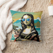 モナクールリサ クッション (ブランケット)