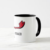 モナコのレース場 マグカップ (正面右)