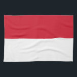 モナコの国旗 キッチンタオル<br><div class="desc">モナコの愛国旗</div>