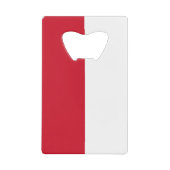 モナコの国旗 クレジットカード栓抜き (正面)