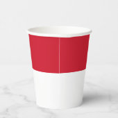 モナコの国旗 紙コップ (右)